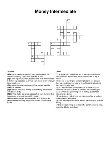large cash payment crossword clue